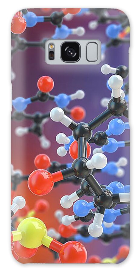 Dna Galaxy S8 Case featuring the photograph Dna Molecule #1 by Maurizio De Angelis