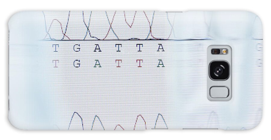 Dna Galaxy Case featuring the photograph Dna Sequencing #1 by GIPhotoStock