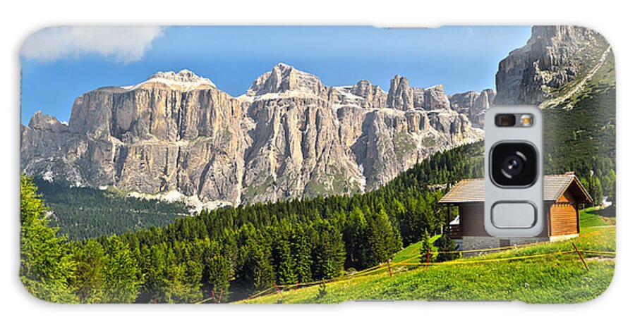 Alpine Galaxy Case featuring the photograph Dolomiti - high Fassa Valley #1 by Antonio Scarpi