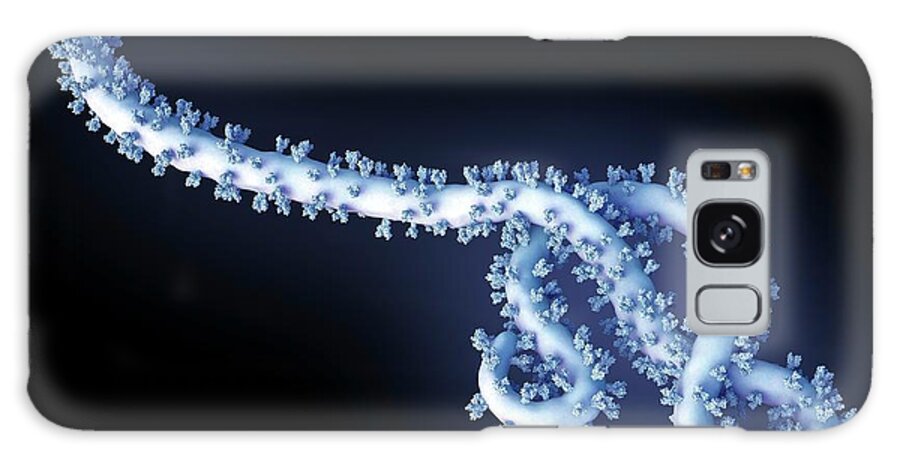 Ebola Galaxy Case featuring the photograph Ebola Virus Particle #1 by Maurizio De Angelis