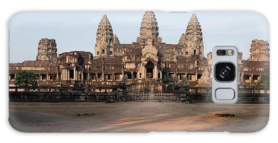 Photography Galaxy Case featuring the photograph Facade Of A Temple, Angkor Wat, Angkor #1 by Panoramic Images