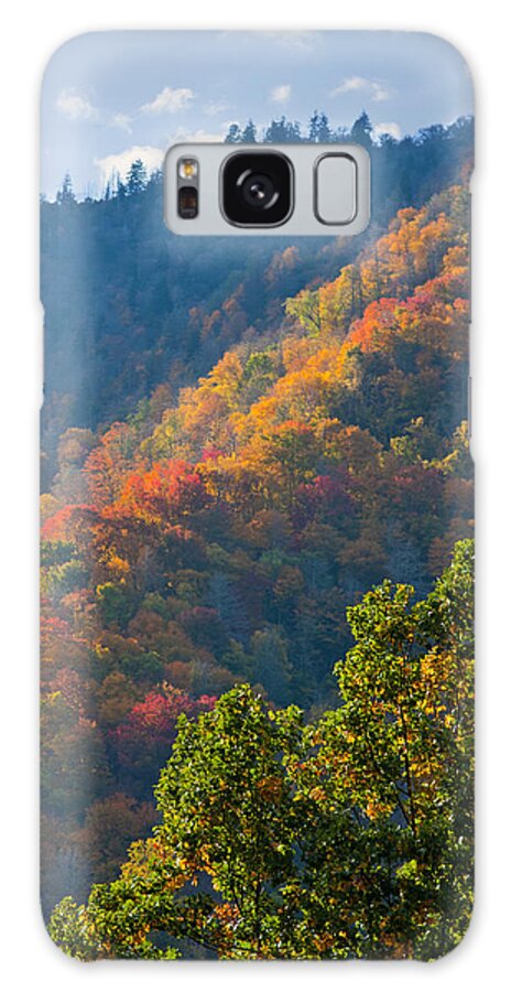 Mountain Galaxy S8 Case featuring the photograph Fall Smoky Mountains #1 by Melinda Fawver