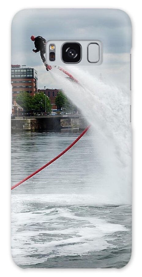 Flyboard Galaxy Case featuring the photograph Flyboard #1 by Cordelia Molloy