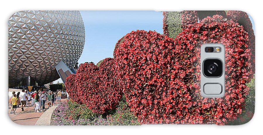Disney Galaxy S8 Case featuring the photograph Geodesic Dome at EPCOT #1 by Carl Purcell