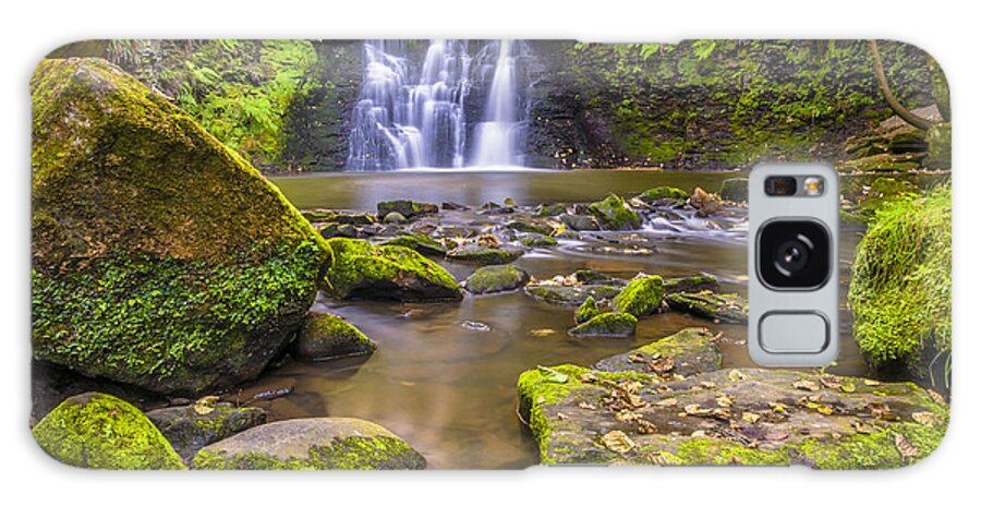 Airedale Galaxy Case featuring the photograph Goit Stock Waterfall #1 by Mariusz Talarek