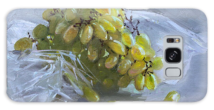 Grapes Galaxy Case featuring the painting Grapes #1 by Ylli Haruni