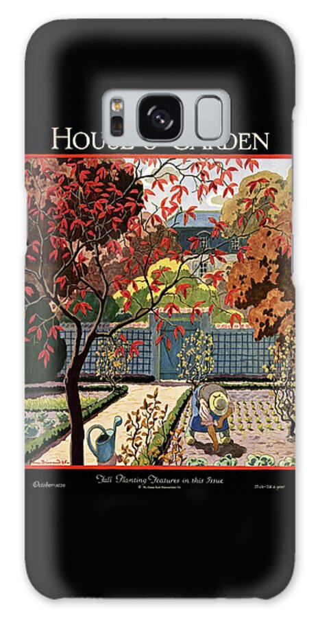 House And Garden Fall Planting Number Cover #1 Galaxy Case