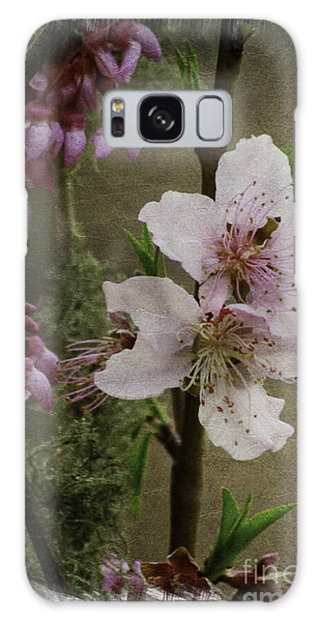 Peach Trees Galaxy Case featuring the photograph Into Spring Abstract #1 by Lori Mellen-Pagliaro