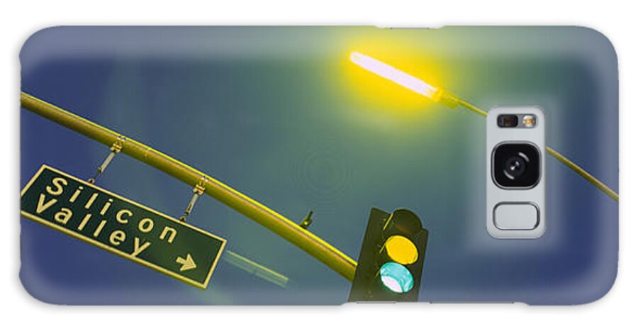 Photography Galaxy Case featuring the photograph Low Angle View Of Traffic Lights #1 by Panoramic Images
