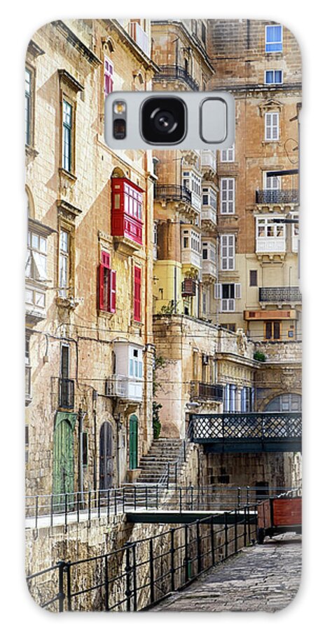Shutter Galaxy Case featuring the photograph Malta - Valletta #1 by Foottoo