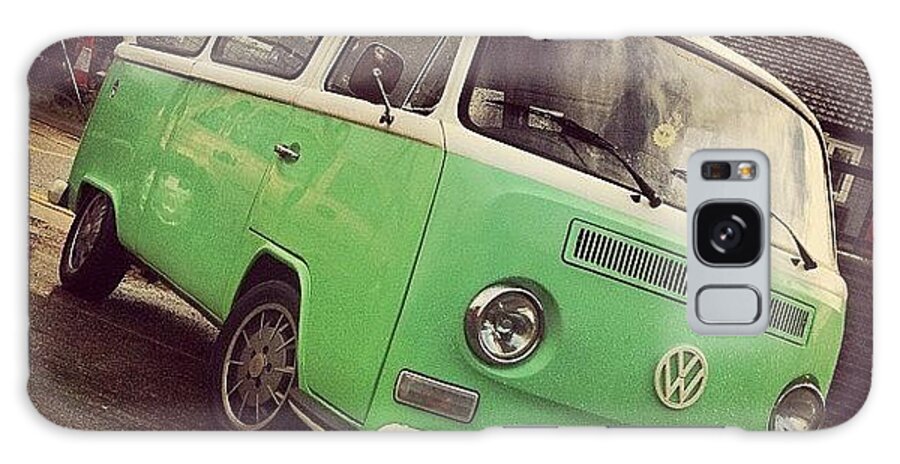 Hippyvan Galaxy Case featuring the photograph My Green Machine #1 by Jimmy Lindsay