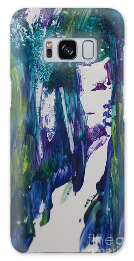 Woman. Surreal Galaxy S8 Case featuring the painting Mystique by Sharon Ackley