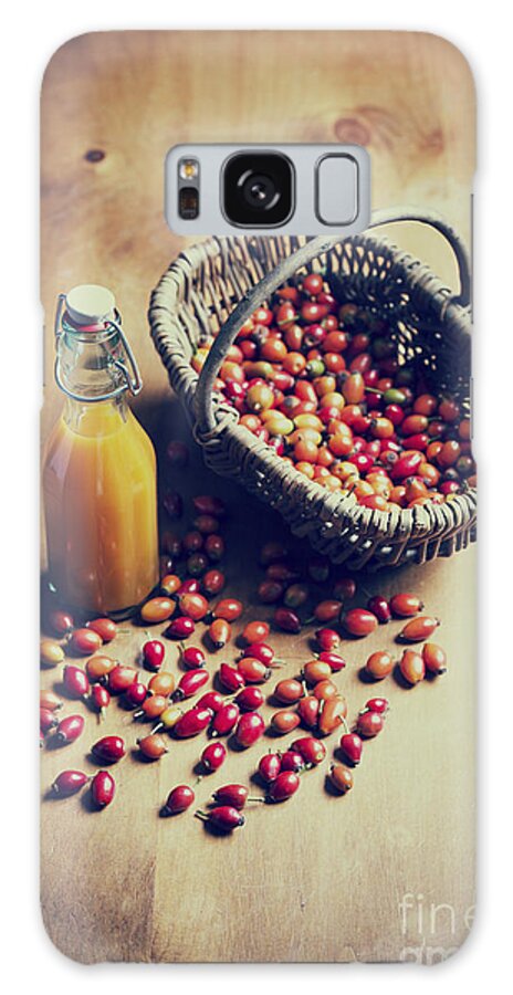 Rosehip Galaxy Case featuring the photograph Natures Harvest by Tim Gainey