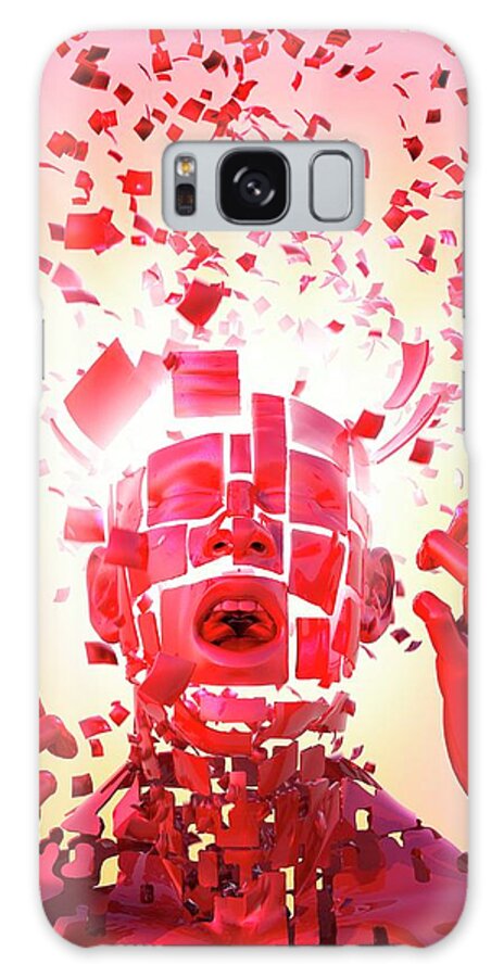 People Galaxy Case featuring the photograph Nervous Breakdown #1 by Tim Vernon