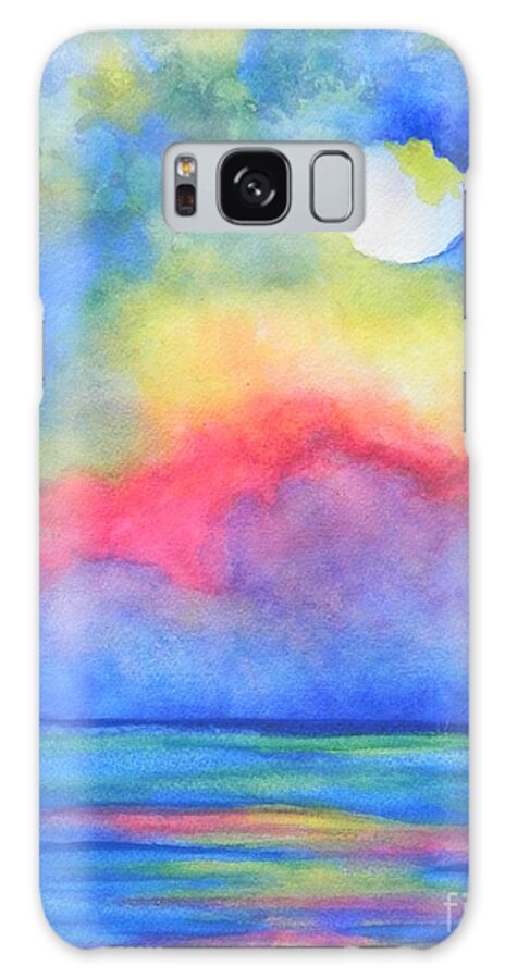 Fine Art Painting Galaxy Case featuring the painting Power of Nature by Chrisann Ellis