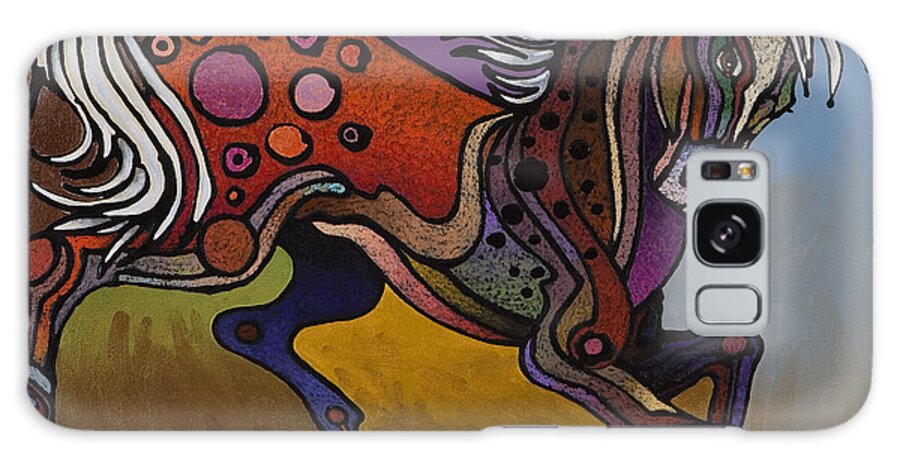 Imagined Realism Galaxy Case featuring the painting Prancer #1 by Bob Coonts