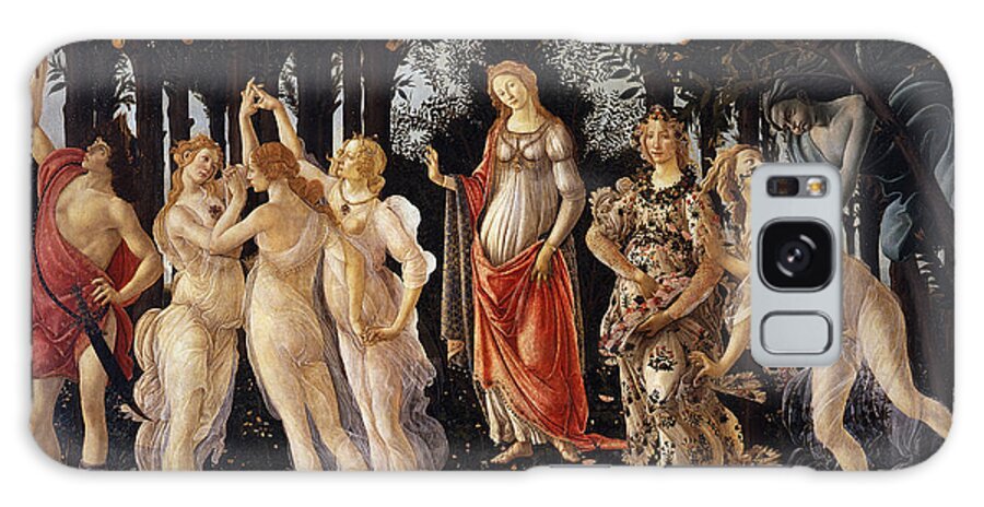 Primavera Galaxy Case featuring the painting Primavera by Sandro Botticelli