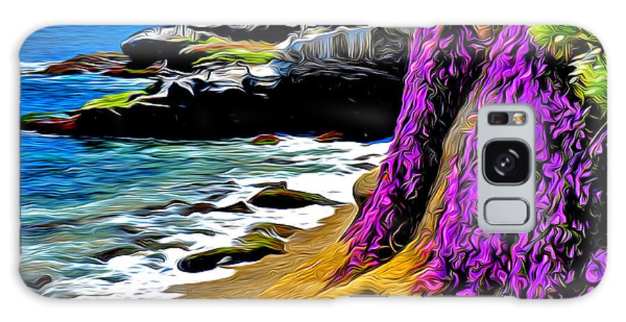 Bay Galaxy S8 Case featuring the photograph Purple Glory at La Jolla Cove #1 by John Hoffman
