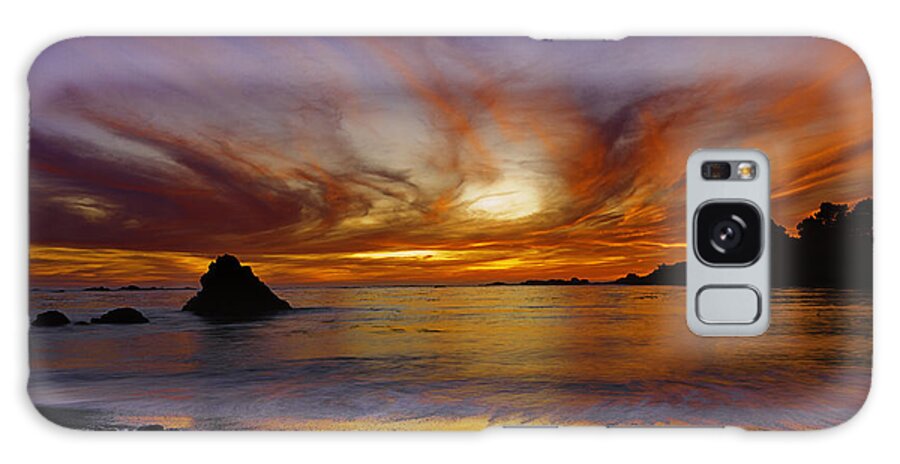 Sunset Galaxy Case featuring the photograph Rage #1 by Don Hoekwater Photography