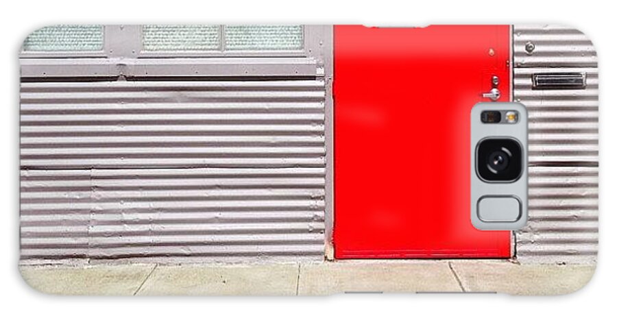 Evilred Galaxy Case featuring the photograph Red Doors #1 by Julie Gebhardt