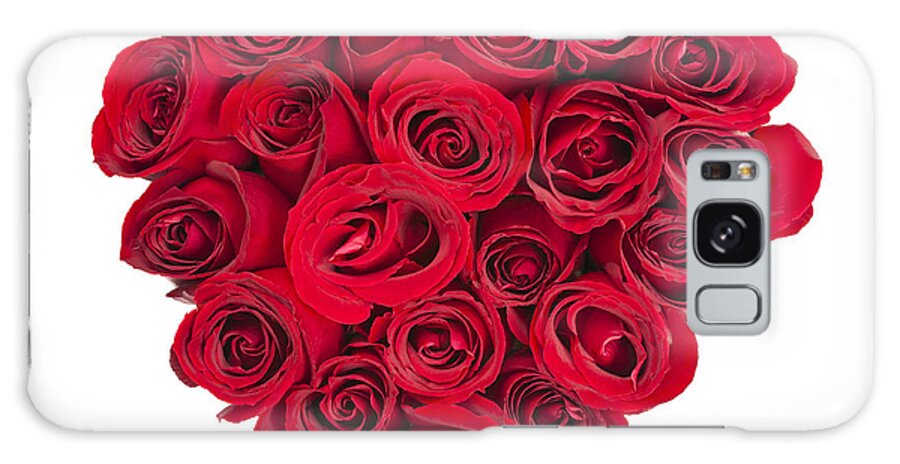 Rose Galaxy Case featuring the photograph Rose heart 1 by Elena Elisseeva