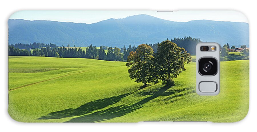 Scenics Galaxy Case featuring the photograph Rural Landscape, Bavaria, Germany #1 by Hiroshi Higuchi