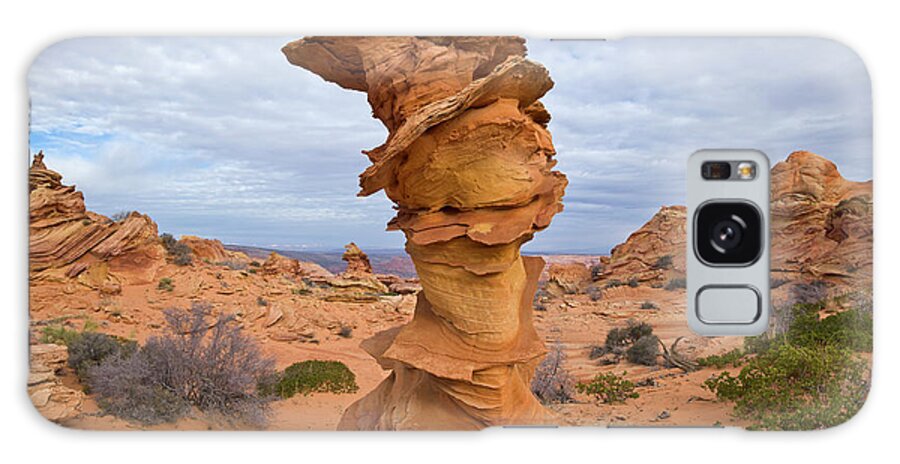 00559259 Galaxy Case featuring the photograph Sandstone Formation Vermillion Cliffs by Yva Momatiuk John Eastcott