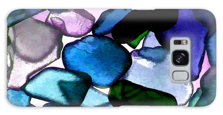 Sea Glass Galaxy Case featuring the photograph Sea Glass by Cathy Kovarik