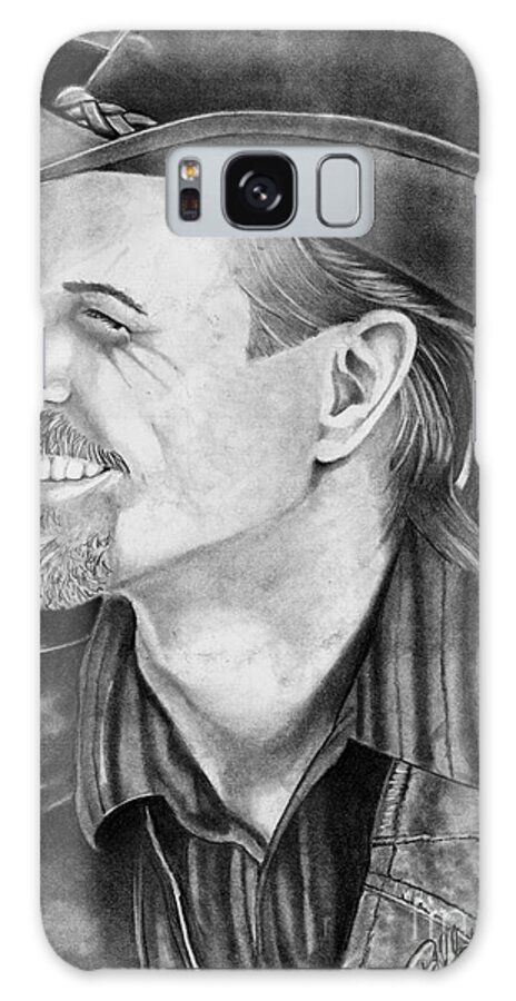 Bill Galaxy Case featuring the drawing Self Portrait #1 by Bill Richards