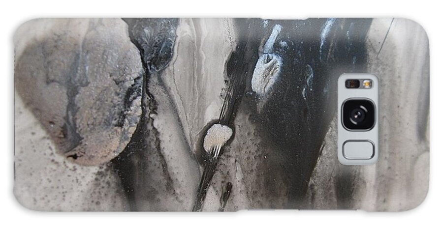 Shades Of Grey Galaxy S8 Case featuring the painting Shades Of Grey 3 #1 by Sharon Jones