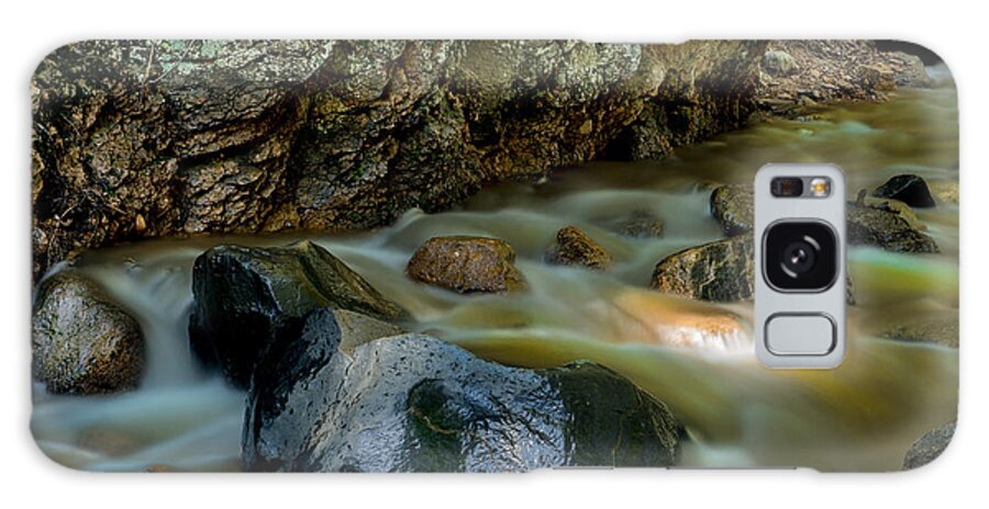 Brooks Galaxy S8 Case featuring the photograph Softly Flowing Brook by Tim Reaves