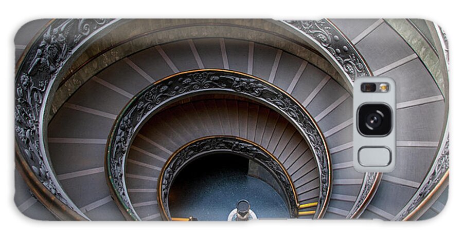 Italian Culture Galaxy Case featuring the photograph Spiral Staircase At The Vatican #1 by Mitch Diamond