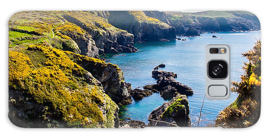 Birth Place Galaxy Case featuring the photograph St Non's Bay Pembrokeshire by Mark Llewellyn