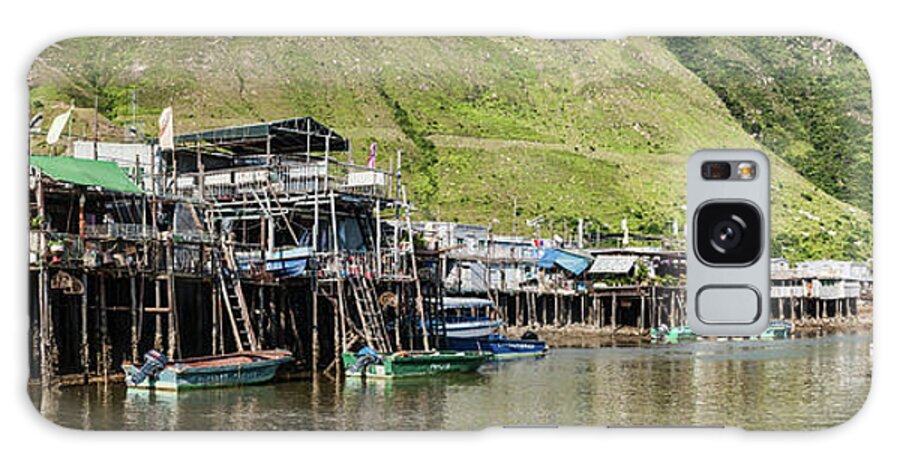 Photography Galaxy Case featuring the photograph Stilt Houses At Fishing Village, Tai O #1 by Panoramic Images