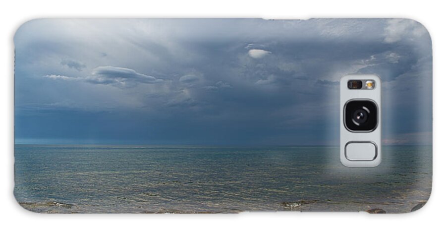  Galaxy Case featuring the photograph Storm Over Lake Superior #1 by Gary McCormick