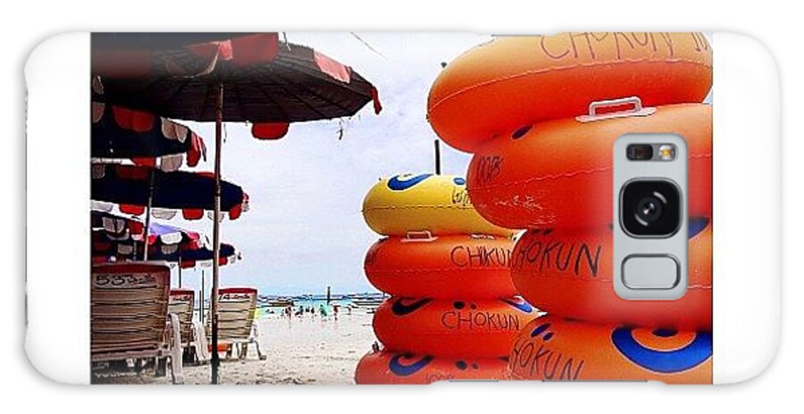 Swim Galaxy Case featuring the photograph #thailand #pattaya #summer #sunshine #1 by Kabik Lee