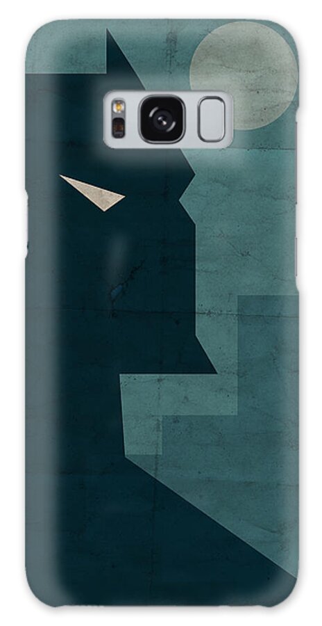 Bat Galaxy Case featuring the digital art The Dark Knight by Michael Myers