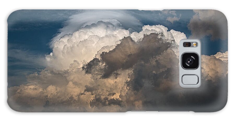 Thunderstorm Galaxy Case featuring the photograph Thunderstorm #1 by Ronnie Prcin