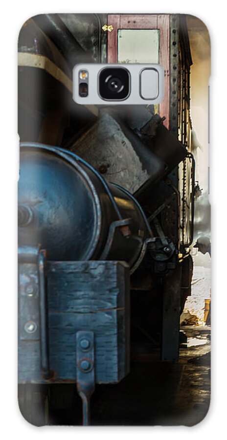 Train Galaxy Case featuring the photograph Train Engineer #1 by Thomas Hall