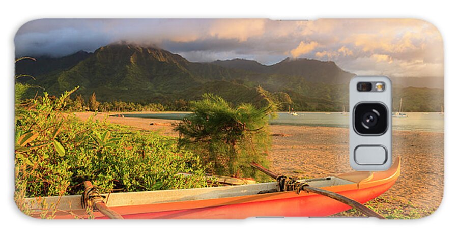 Tranquility Galaxy Case featuring the photograph Usa, Hawaii, Kauai, Hanalei Bay #1 by Michele Falzone