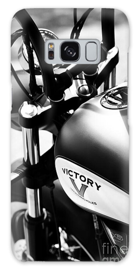 Victory Galaxy Case featuring the photograph Victory Motorbike by Tim Gainey