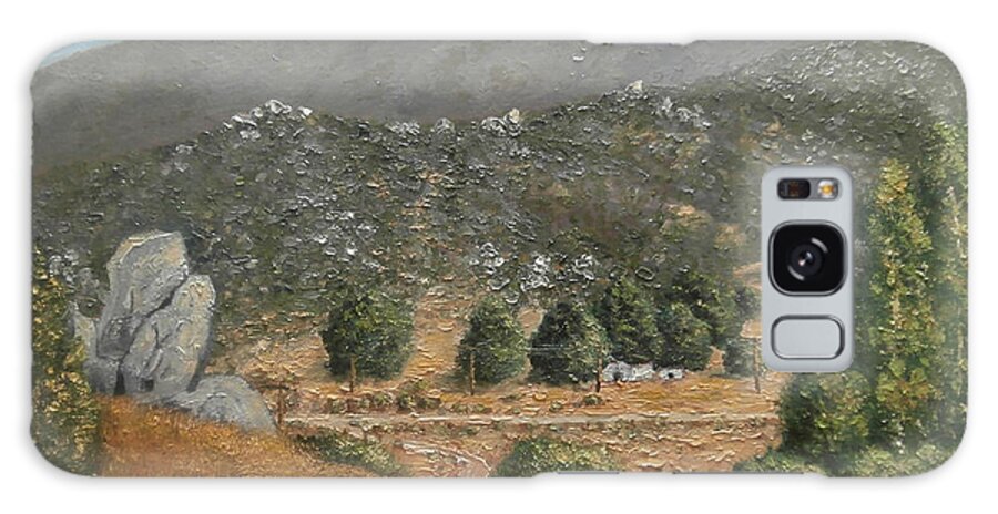  Impressionist Landscape Galaxy Case featuring the painting Viejas Indian Reservation by Frank Morrison