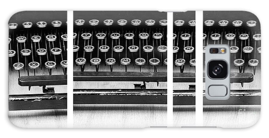 Typewriter Galaxy Case featuring the photograph Vintage Typewriter #1 by Edward Fielding
