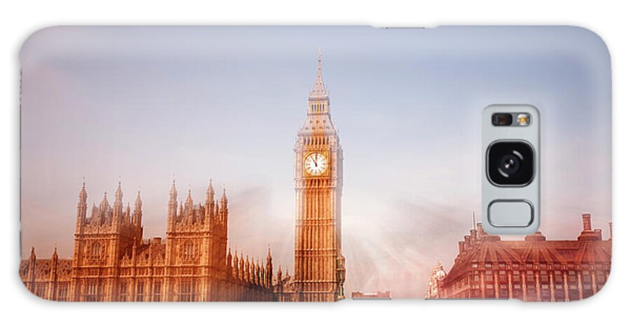 Scenics Galaxy Case featuring the photograph Westminster Bridge, Big Ben #1 by Urbancow