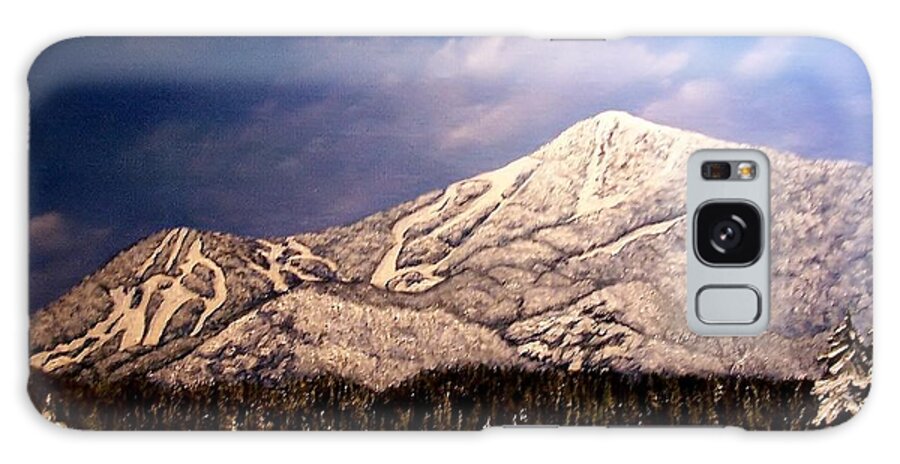 Whiteface Mountain Galaxy Case featuring the painting Whiteface Mt. #1 by Peggy Miller