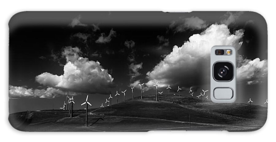 California Galaxy Case featuring the photograph Windmill Electric Power Station #1 by Alexander Fedin