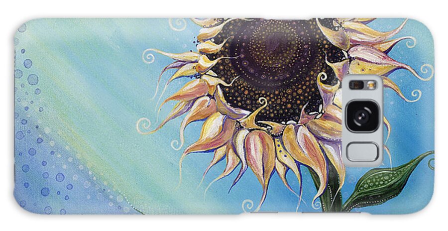Floral Galaxy S8 Case featuring the painting You Are My Sunshine by Tanielle Childers