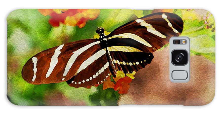 Butterflies Galaxy S8 Case featuring the photograph Zebra WC by Ken Williams