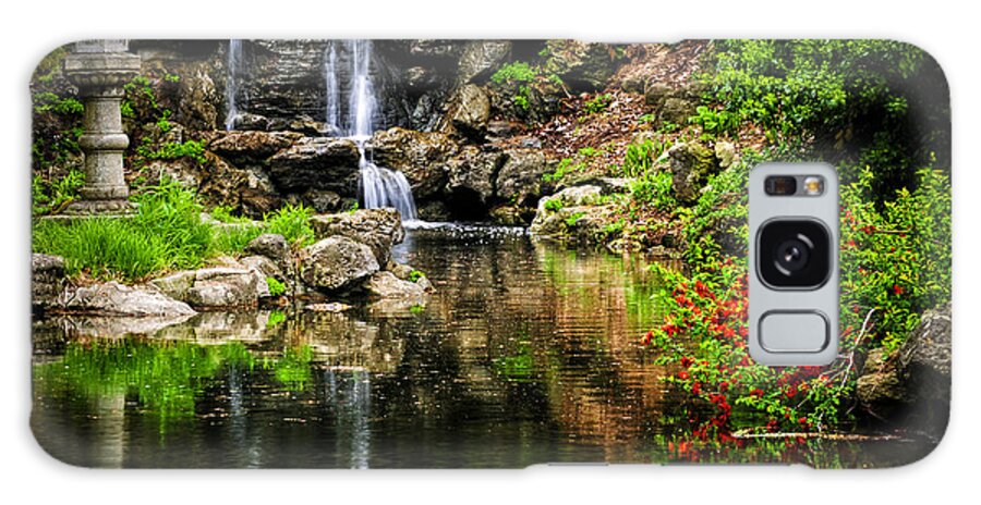 Waterfall Galaxy Case featuring the photograph Zen garden 1 by Elena Elisseeva