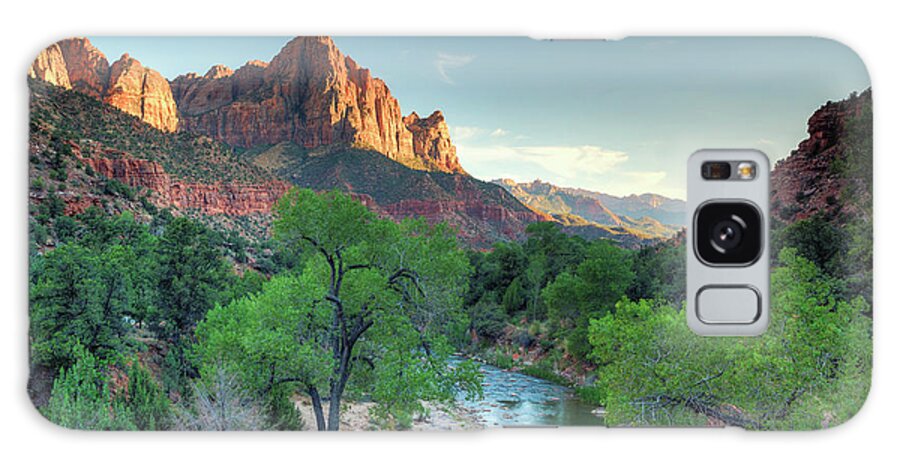 Scenics Galaxy Case featuring the photograph Zion Canyon National Park #1 by Michele Falzone